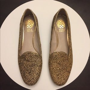 Vince Camuto calf hair loafers